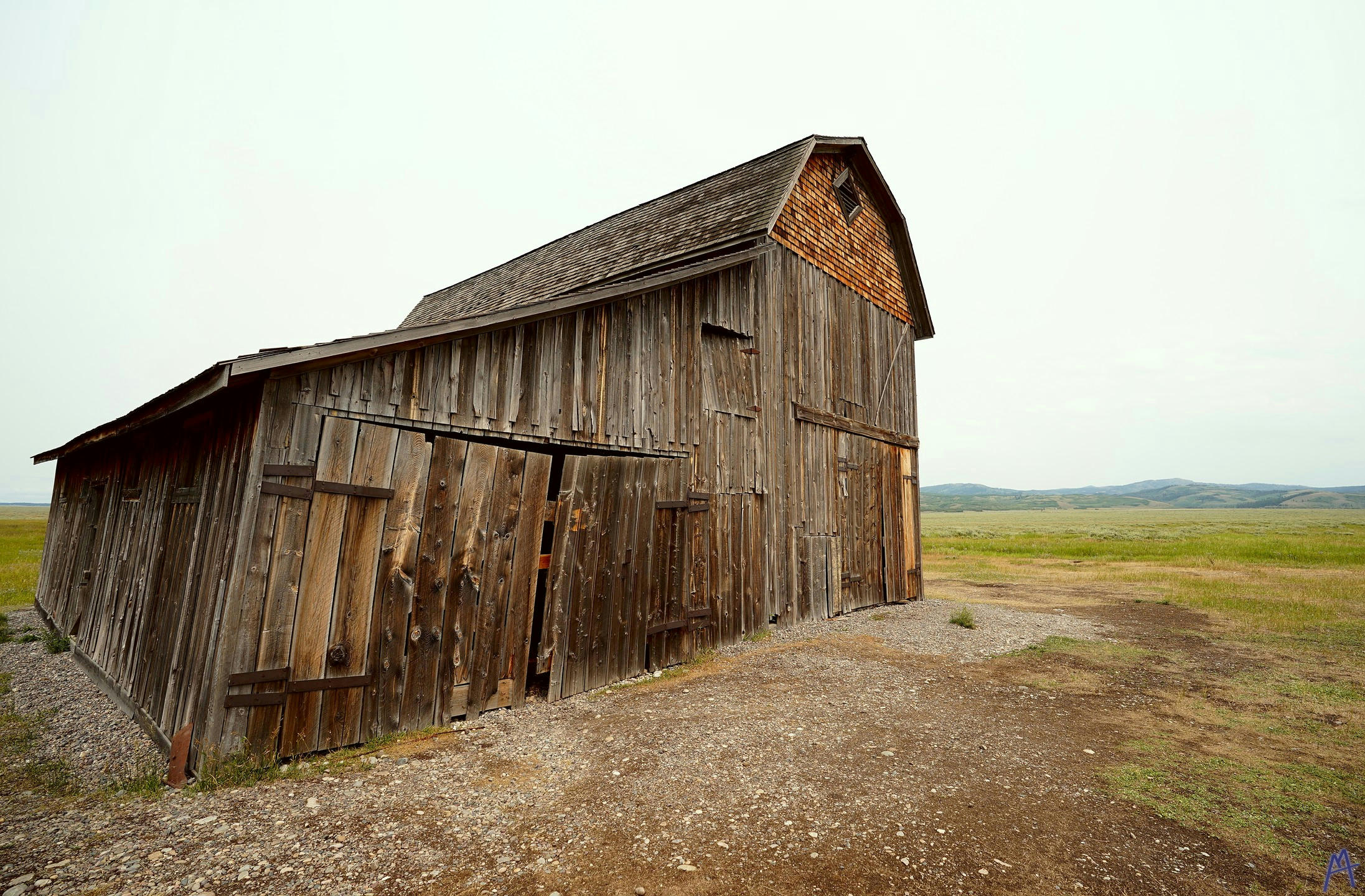 Old barn at Mormon Row at Grand Teton